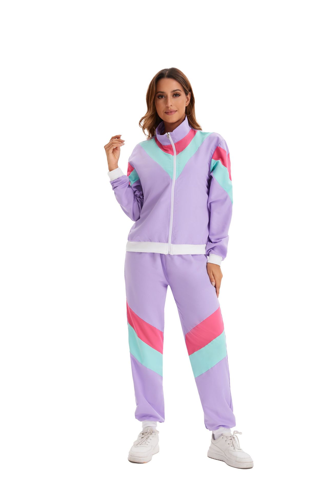 80s Vintage Hip Hop Tracksuit Halloween Retro Costume Fashion Sportswear